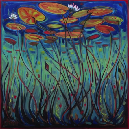 White Water Lilies From the Other Side
32 x 32 $2100 White Water Lilies From the Other Side
32 x 32 $2100